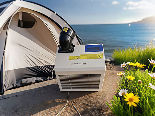 Drenage Free Portable Spot Cooler dengan refrigerant R410A untuk kinerja pendinginan yang bebas kerumitan