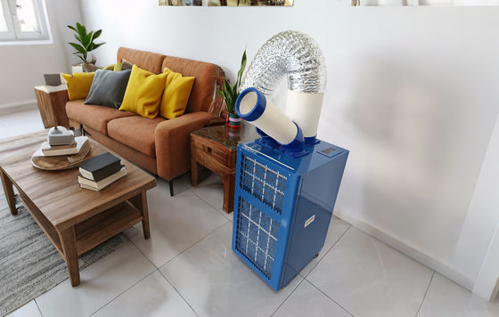 Un buen precio. Unidad de aire acondicionado móvil negro Anticorrosión Ahorro de energía de alta eficiencia en línea