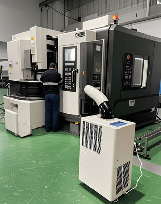 Harga yang bagus Dibangun di kompresor Air Spot Cooler Kapasitas pendinginan 27000BTU Operasi yang lancar on line